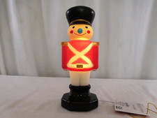 Holiday Time 11" Light Up Tabletop SOLDIER Blow Mold, New with Tag