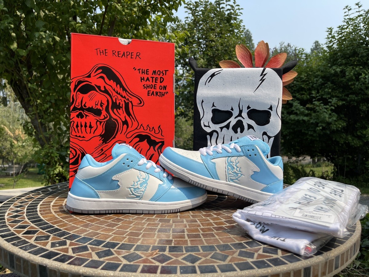 靴 Warren Lotas Reaper Electric Blue Warren Lotas OG Reaper Dunk Electric Blue – Section Store