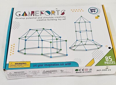 GAMEFORTS develop Potential & Stimulate Creativity Building Set - 85 Piece Kit
