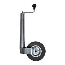 Stützrad Anhänger Bugrad Stahlfelge 300KG 60mm Wohnwagen Trailer PKW VAICO