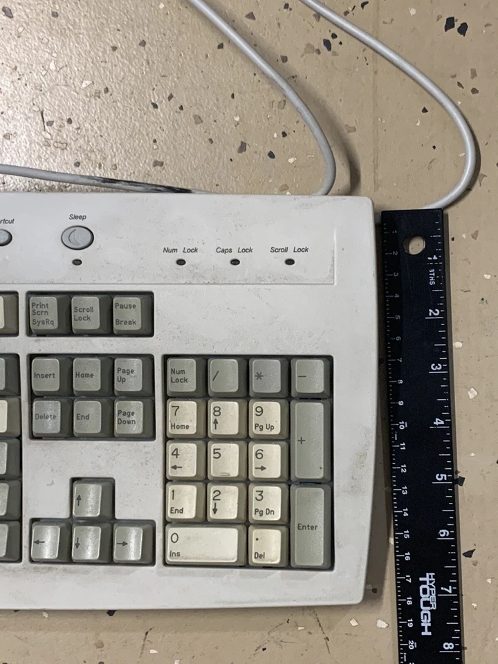 Vintage Gateway 7001211 Mechanical Keyboard PS/2 Wired Computer Accessory - Image 3 of 4