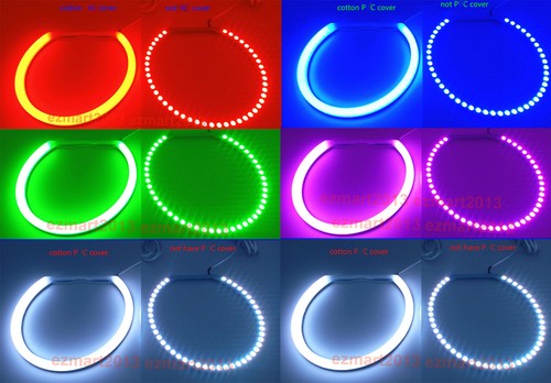 cotton RGB halo ring for Ford mustang 05-09 headlight Angel Eye DRL Bluetooth - Picture 7 of 12