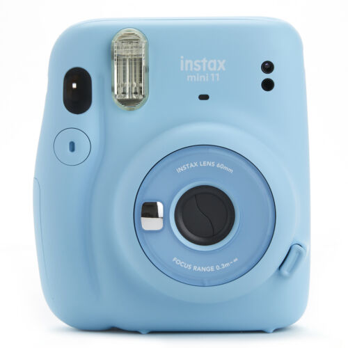 fontein sensor Onderwijs Fujifilm Instax Mini 11 Instant Camera - Sky Blue - 16654762 | eBay