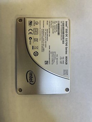 SSDSC2BA800G301 Intel DC S3700 800GB 2.5in SATA 6Gbps MLC Enterprise SSD