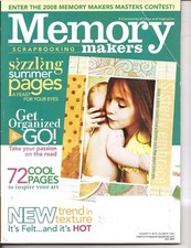 Memory Makers Scrapbooking Magazine 73 July 2007 72 Cool Pages to Inspire