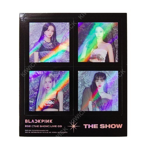BLACKPINK 2021 The Show Live CD Offizielle Fotokarte Fotokarte Aufkleber + Tracking - Bild 4 von 11
