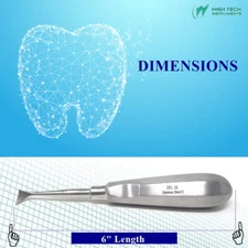Dental Root Tip Elevator Oral Surgery Luxating Loosening Tooth Extraction-DEL 26