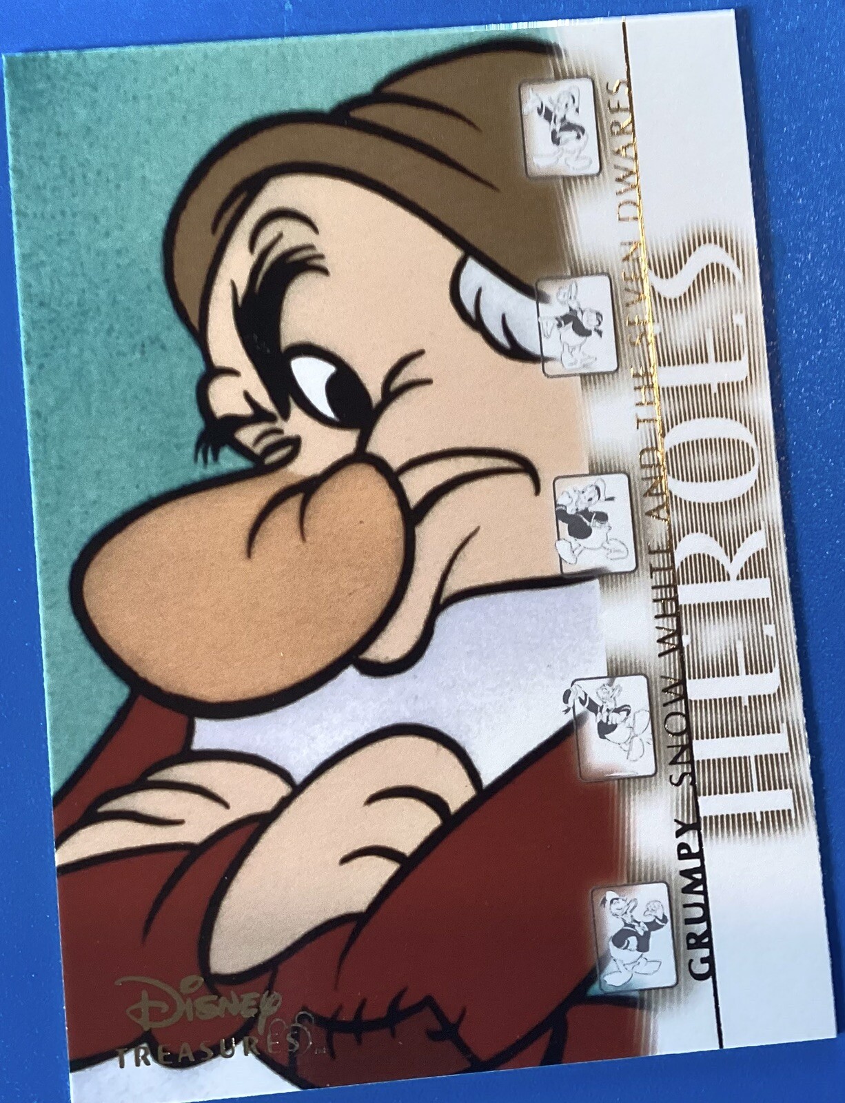 2003 Upper Deck Disney Treasures Heroes #118 Grumpy + Grumpy Novelty Dollar