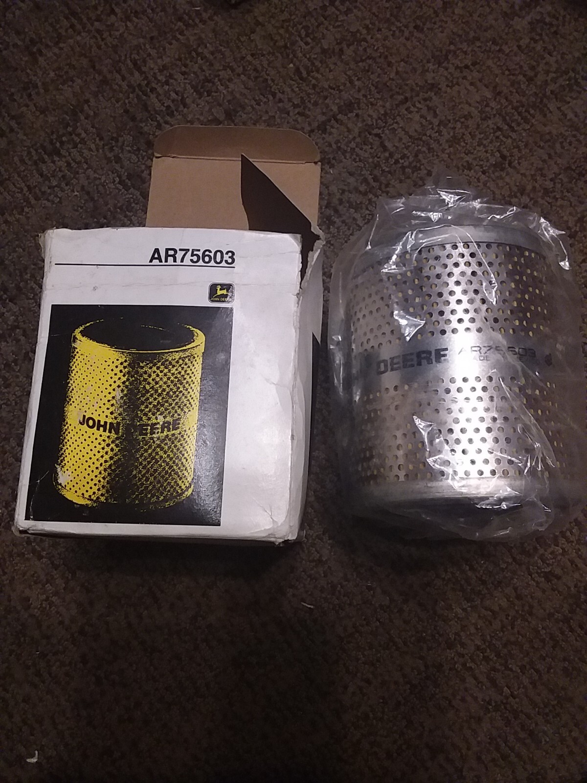 Original John Deere AR75603 Hydraulic Oil Filter Element NOS eBay