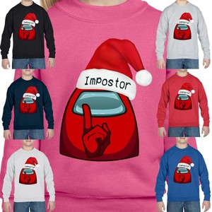 among us kids christmas jumper