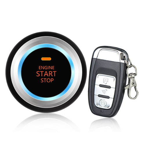 Engine One Key Start Ignition Push Button Remote Lock Car Vibration ...