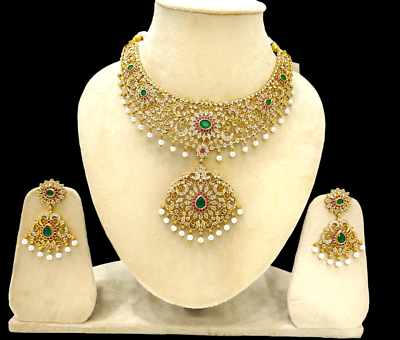 Elegant micron gold plating Cubic zirconium stones matt finish