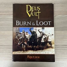 DEUS VULT BURN & LOOT FIREFORGE GAMES SOFTBACK TABLETOP WARGAMING MEDIEVAL