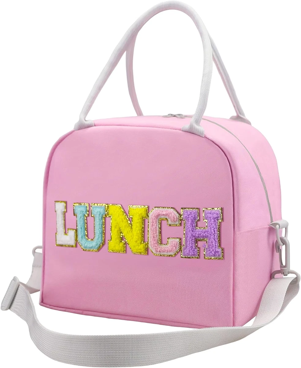 Lunch Box for Women, Large Insulated Lunch Bag, Personalized Preppy Lunch  Box fo