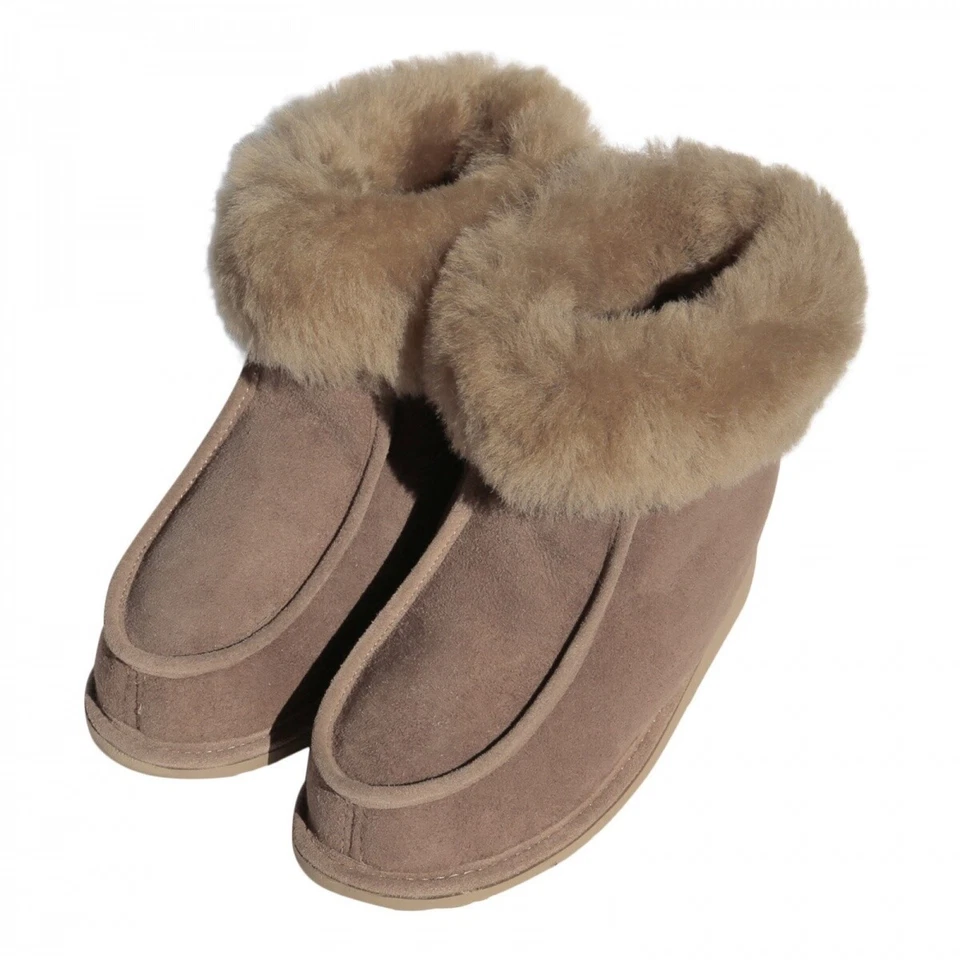 Damen & Lammfell Hausschuhe Adam Fellschuhe Lederschuhe warme Hüttenschuhe  - Bild 4 von 4