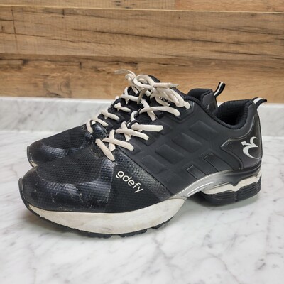 Womens 10 M Gravity Defyer GDEFY Mighty Walk Black Walking Shoes Sneakers G-Defy
