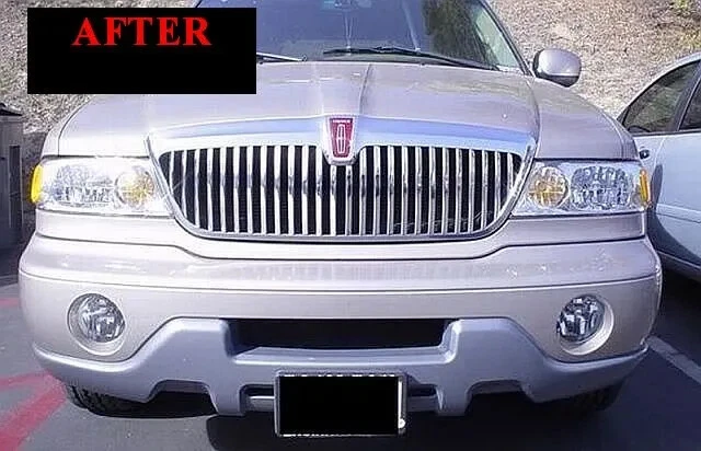 Lincoln Navigator 1998-2002 moldura cromada para parrilla 1999 2000 2001 98 99 00 Foto 4 de 4