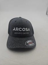 Arcosa Flexfit Hat Small/medium Black And Grey Great 