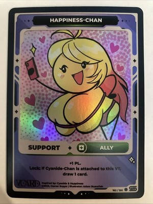 VCard TCG Unlimited Happiness-Chan Near Mint Holo Foil 182/190