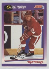 1991-92 Score American Sergei Fedorov #250 HOF 1fa9