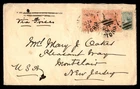 Mayfairstamps Australia 1906 to Montclair NJ Cover aax_69749