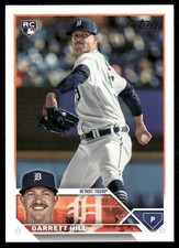 Garrett Hill Rookie 2023 Topps Update Detroit Tigers #US29