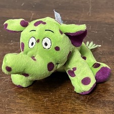 Gund Heffalump Plush Winnie the Pooh Green Purple Polka Dot Elephant Beanie