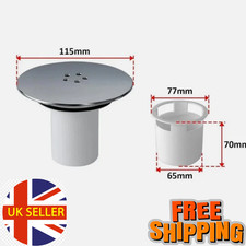 Shower Drain Trap Cover Shower Plughole Cover 115mm Plug Drain Replacement