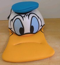 Vintage Disney Parks Angry Donald Duck 3D Foam Puff Adult Hat RARE