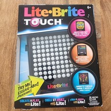 Hasbro Lite-Brite Touch Electronic Light-Up Art Toy Ages 6 New Box Wear