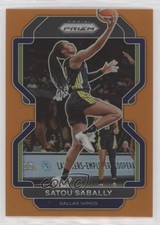 2022 Panini Prizm WNBA Orange Prizm 21/49 Satou Sabally #34 00zd