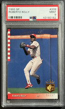 1993 Upper Deck SP #209 Roberto Kelly PSA 9 MINT Cincinnati Reds SET BREAK