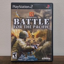 Activision History Channel: Battle for the Pacific PlayStation 2 w/ Manual, 2007