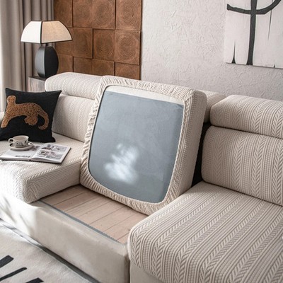 Jacquard Sofabezug Fleece Elastisch Universal Couchschutz All-Seasons