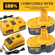 2-4PACK 18 Volt For DeWalt 18V 7.0Ah Battery or Charger DC9096 DC9099 DC9096-2