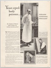 Fleischmanns Yeast Digestion Catalina Intestinal Specialist 1930 Print Ad