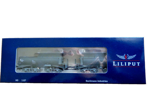 Liliput 230991 Set H0 - 2 Hilfs-Tankwagen grau  4a DB - NEU - OVP | Condition: Neu