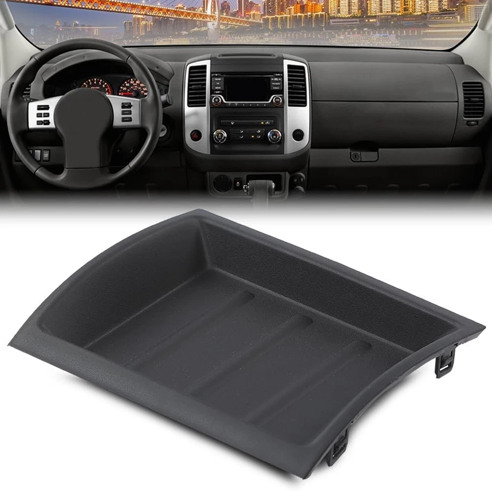Bandeja de almacenamiento con bisel de tablero superior para Nissan Frontier Pathfinder Xterra 2005-2017 Foto 2 de 4