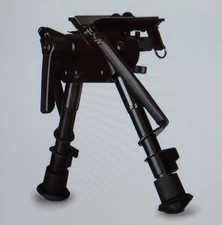 Hawke 70010 Sport Optics Swivel & Tilt Bipod, 6-9in w/Lever, Black