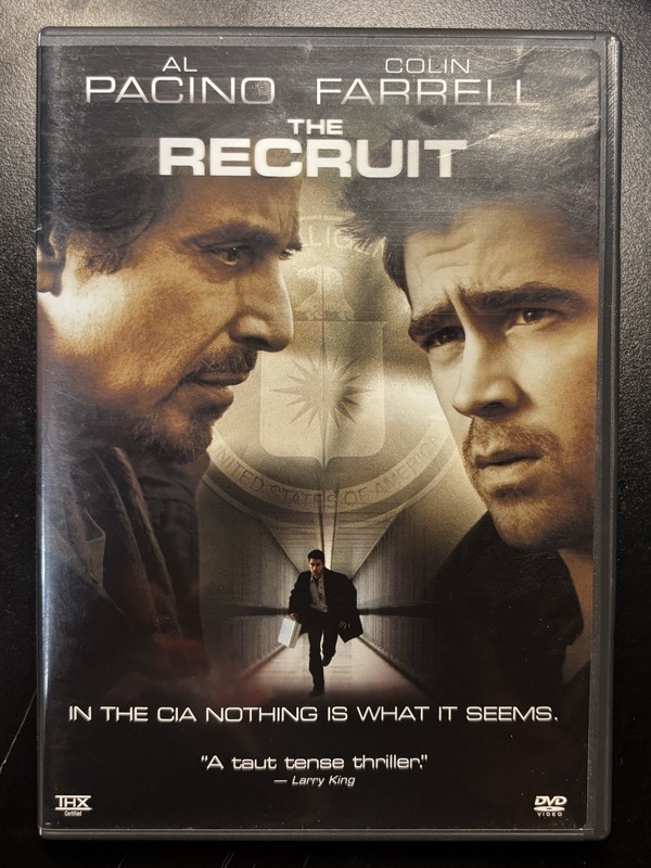The Recruit DVD 2003 Al Pacino Colin Farrell Movie Film