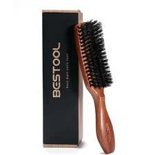 Hair Brush, Boar Bristle for Women Men, Detangling & Styling, Natural Bristles