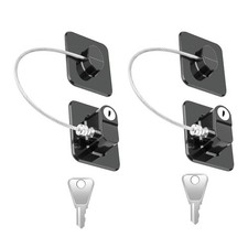 2 Pack Fridge Lock Freezer Lock with 2 Key for Child Safety, for Home Security