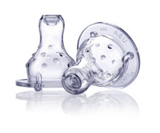 6-Pack Standard Neck Vari-Flo Non-Drip Silicone Nipples