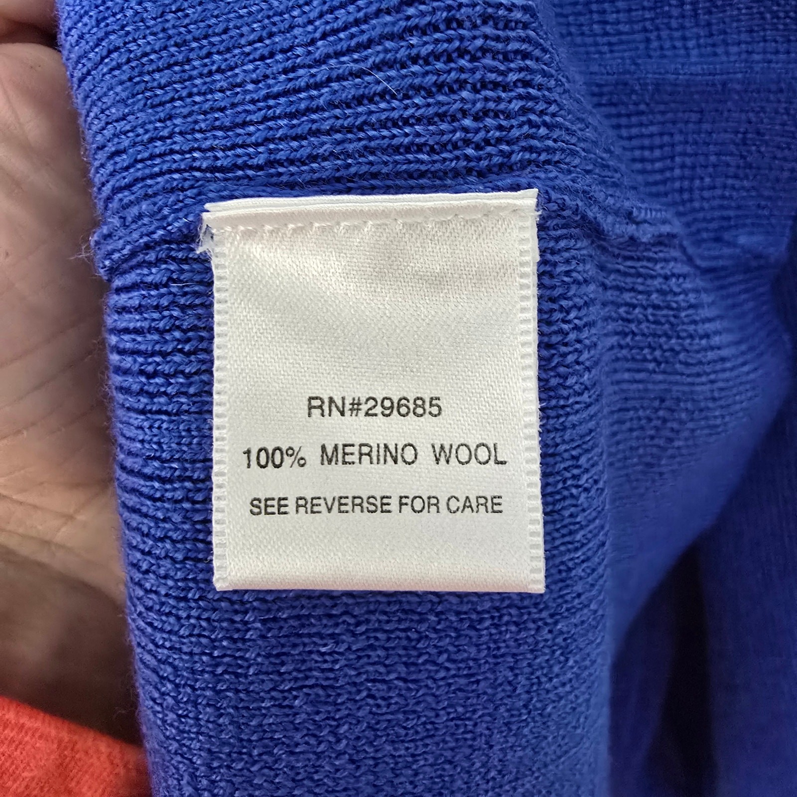 Pendleton Blue Merino Wool Turtleneck Sweater Lig… - image 6