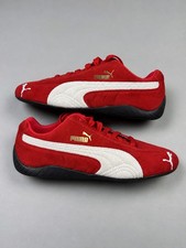 Puma Speedcat OG Red White Suede Sneakers Size EU 43 UK 9