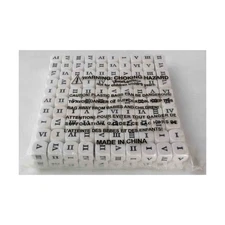 Koplow Dice d6 Roman Numeral I-VI White w/Black (200) New