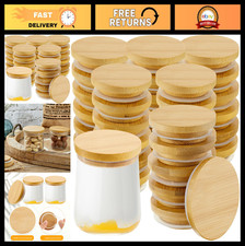 Sawysine 36 Pack Yogurt Jar Lids Set Compatible with Oui Yogurt Jars Reusable