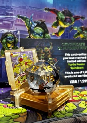 Sirius MTG TMNT Legendary Turtle Power Spindown D20 w/ Pizza Box