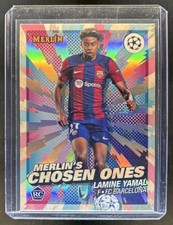 2023-24 Topps Chrome Merlin UEFA Lamine Yamal Chosen One RC #MC-1