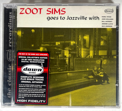 ZOOT SIMS QUINTET Zoot Sims Goes To Jazzville CD NEW & SEALED 1998 Bonus Tracks